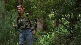 Nikolette spying on sex in the woods porn video